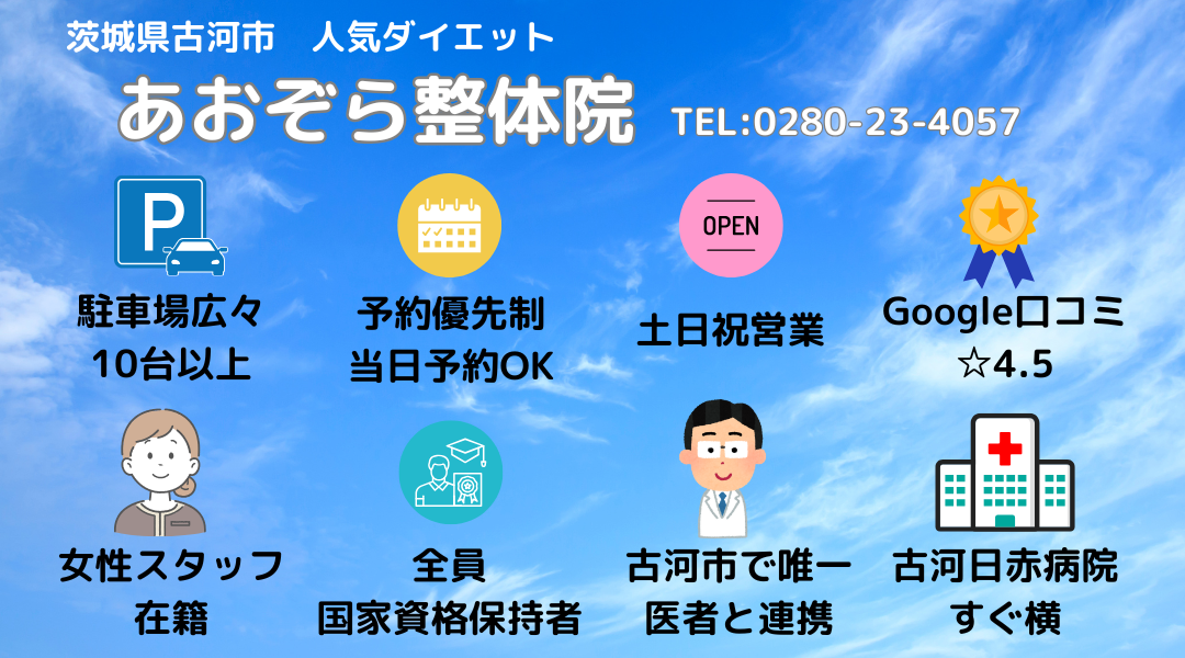 茨城県古河市の人気ダイエット